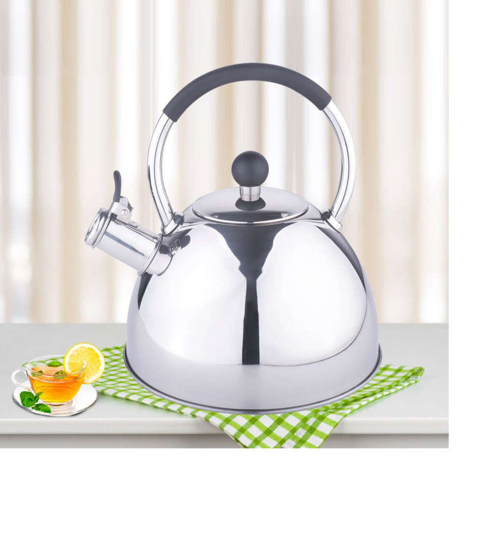 Unique Color Stainless Steel Kitchen Whistle Stove Top Kettle - 3Ltr - Stainless Steel