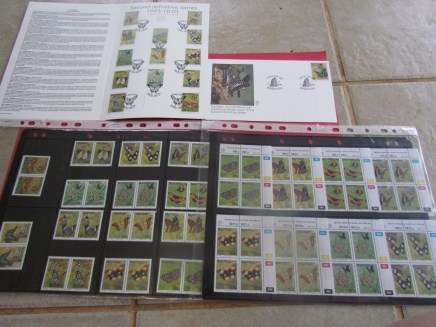 Beautiful Namibia Butterflies Fine Mint  CV +R380 - Pairs + controls + def series + fdc