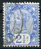 "NATAL 1891 SACC 106, 2 1/2D FINE USED"