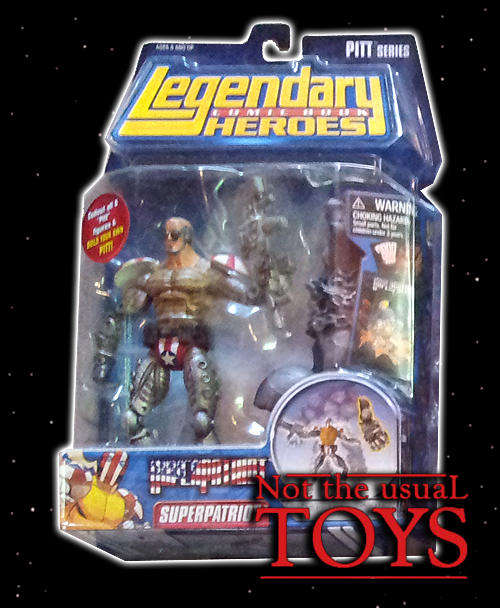 Legendary Comic Book Heroes: Superpatriot sealed in box!!!