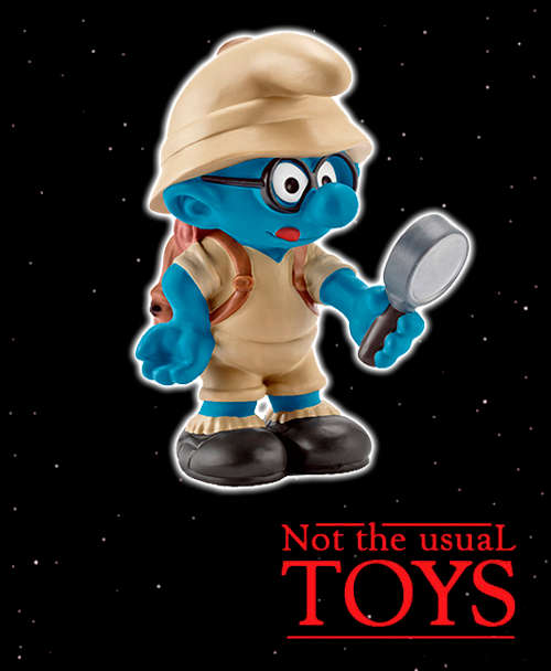 Smurfs: Brainy Explorer Smurf new!!!