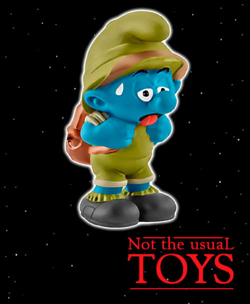 Smurfs: Tired Explorer Smurf new!!!