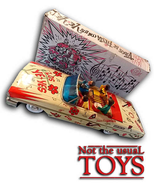 Vintage 1965 Ye-Yes Car made in Spain, huge and in AWESOME condition!!!