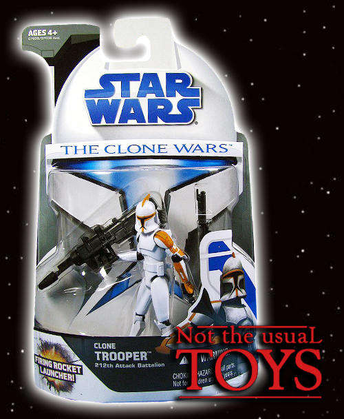 Star Wars NEW Clone Wars Clone Trooper 212 Battalion, mint on card!!!