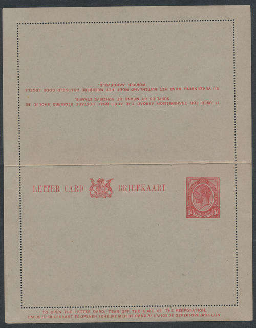 Letter Card King Georg V.