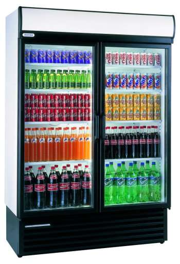 Beverage Cooler Double Door