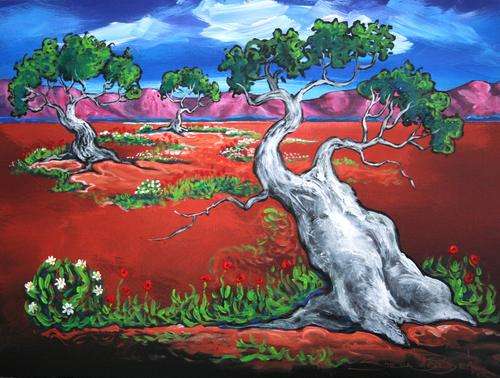 - INVESTMENT ART  - Original Stella Pelser (1976-) "Bolandse Sinfonie!" 400 x 300