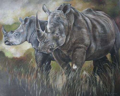 Title :Orginal Artwork by Stella Pelser "Tipping Point " Acrylic on Canvas - Size 1500mm x 1200mm