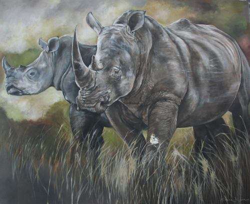 Title :Orginal Artwork by Stella Pelser "Tipping Point " Acrylic on Canvas - Size 1500mm x 1200mm