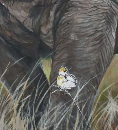 Title :Orginal Artwork by Stella Pelser "Tipping Point " Acrylic on Canvas - Size 1500mm x 1200mm