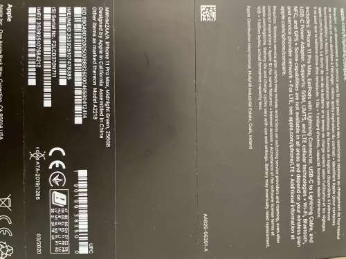 Apple IPhone 11 Pro Max 256GB