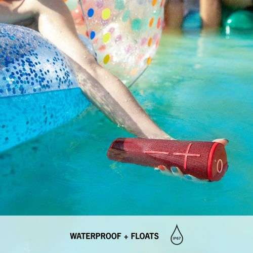 Ultimate Ears MEGA BOOM 3 Wireless Bluetooth Speaker, Waterproof - Sunset Red