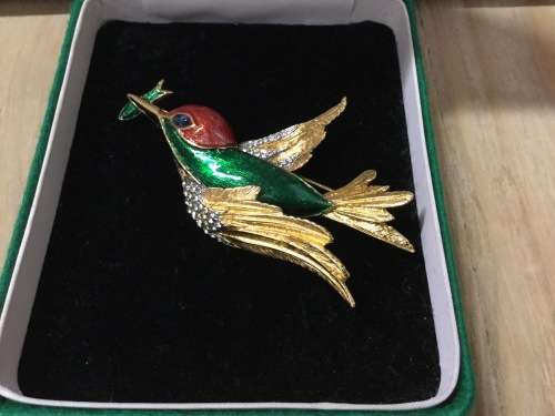 Carven Paris Rare Valuable Antique Designer Brooch Collectors House of Carven Numbered 175 ModelsnCo