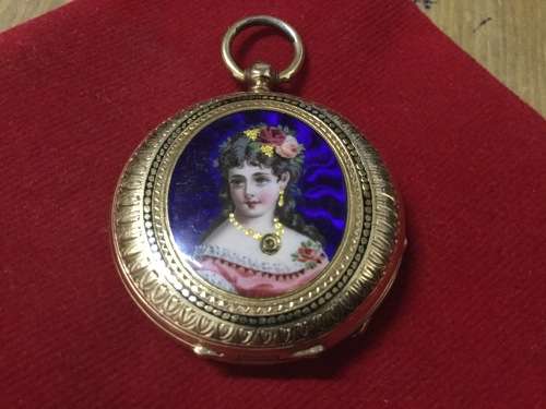 14 CARAT Solid Rarest Valuable Watch in Immaculate Condition double flap Urgent Estate Sale 37 grams