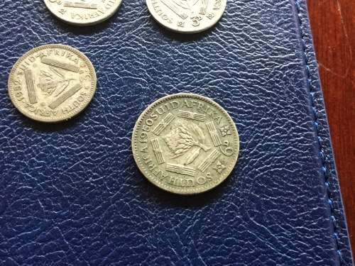 6 x Union of South Africa coins 1945 Onwards RARE VALUABLE one Bid all