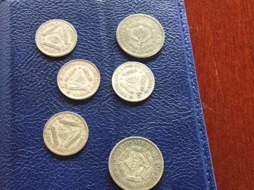 6 x Union of South Africa coins 1945 Onwards RARE VALUABLE one Bid all