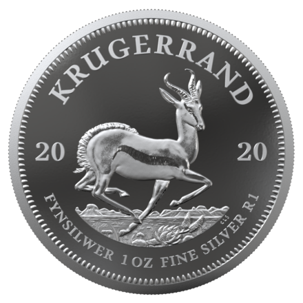 1 oz KRUGER RAND FINE SILVER 2020 investment