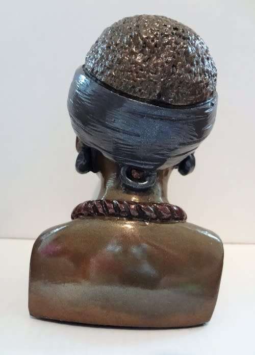 Very Valuable numbered  Sculpture CASPER DARARE (SA 1952 - 2001)   `NGWANYANA`   SOTHO GIRL