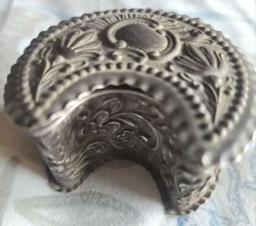 Solid Silver Vintage Snuff Box HALLMARKED rare Gorgeous