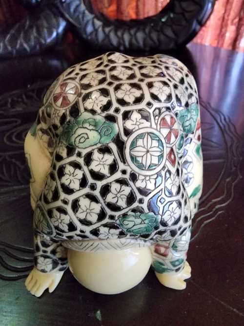 Rarest Most Valuable Satsuma Baby Handpainted Porce