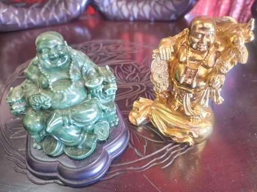 Buddha Wealthy Money Spell Rare gorgeous Piece. One Bid gets both
