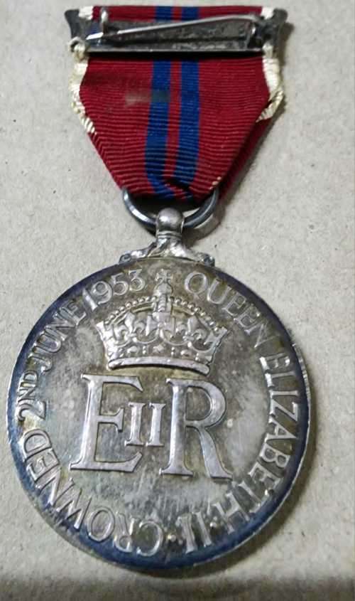 RAREST CORONATION MEDAL QUEEN ELIZABETH 11 1953