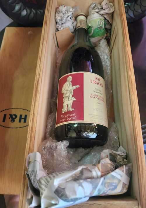 Rarest most Valuable find 1,5 litre Doc Craven wine Collectors Investment Dream