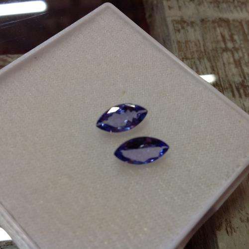 Tanzanite Vivid AA Eye clean Matching pair Marquise R23880-00