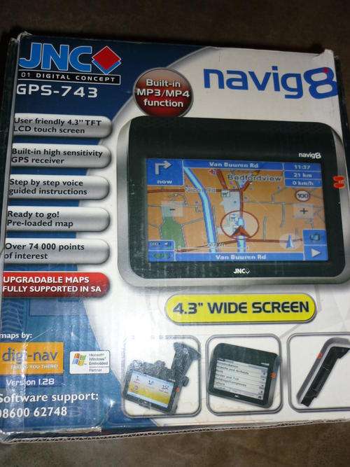 JNC NAVI8 WITH BUILT IN MPE/MPR 2008 MAPS HARDLY USED