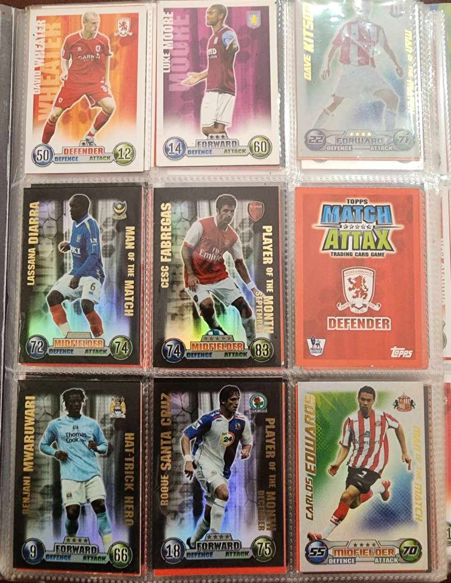 Topps Match Attax 2007/2008 Collector`s binder with 320 cards