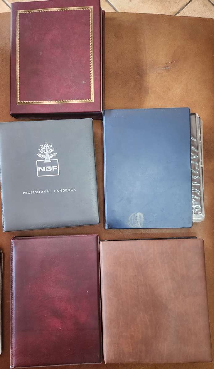 BULKLOT big lot of 9 FDC albums in good condition with covers inside