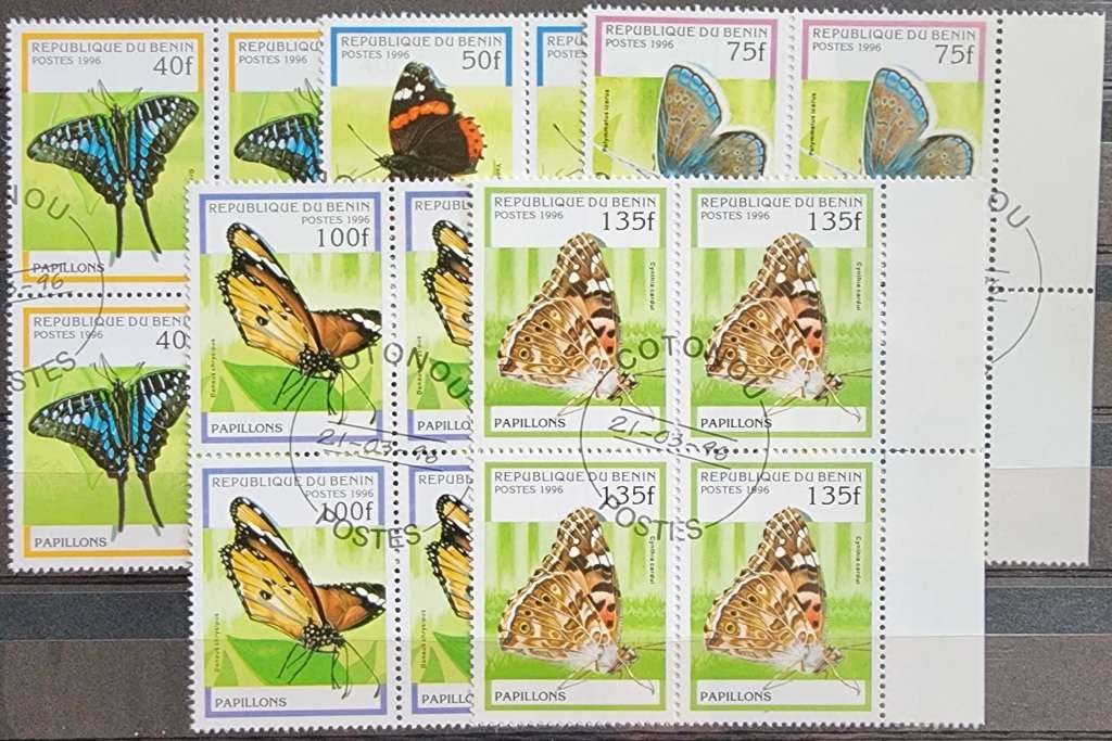 Benin mixed items on stock card 1996