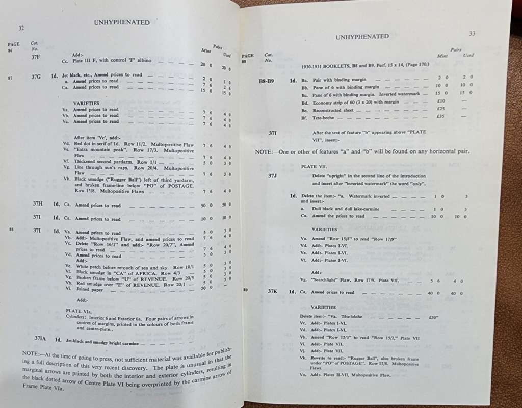 Union of South Africa stamps Handbook catalogue Vol 2