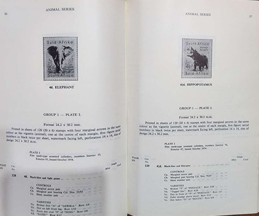 Union of South Africa stamps Handbook catalogue Vol 2