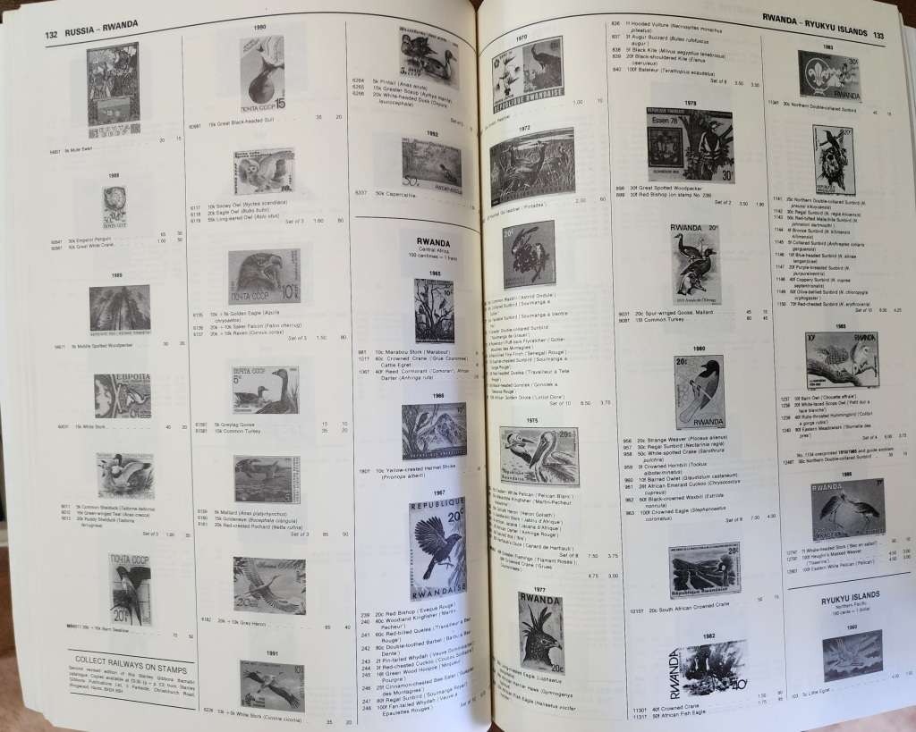 Stanley Gibbons collect Birds on Stamps 3rd edition 1992
