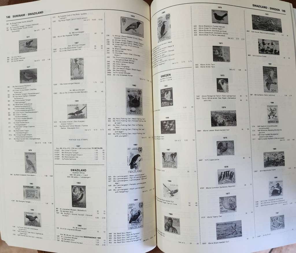 Stanley Gibbons collect Birds on Stamps 3rd edition 1992