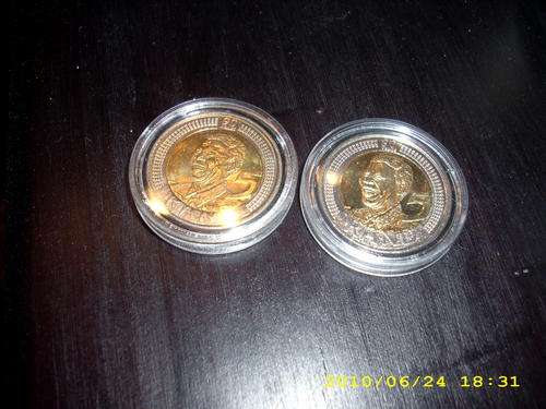 Mandela 90th Birthday Error coin. Uncirculated