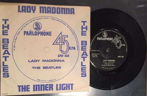 The Beatles - Lady Madonna / The Inner Light (vinyl 7 single) ** rare SA press **