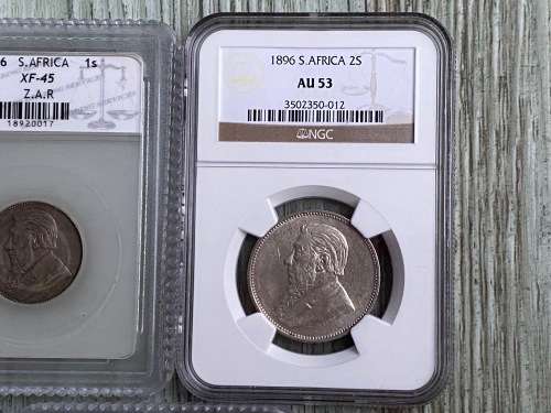  # Graded ZAR 1896/7/8 Collection # Crazy R1 start # no reserve #