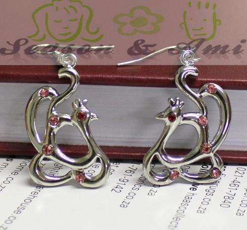 fashion peacock earrings