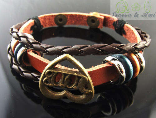 leather bracelet(adjustable)