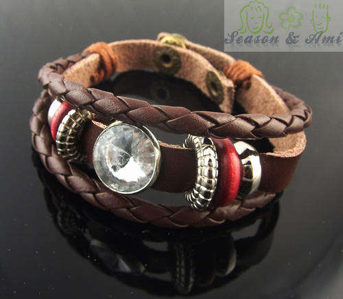 leather bracelet(adjustable)