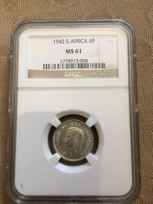 1942 S.Africa 6P MS 61