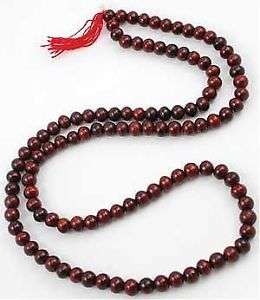 meditation japamala red/brown (prayer beads)