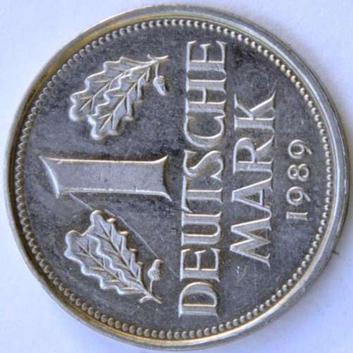 1989 ONE DEUTCHE MARK VERY NICE CONDITION!!