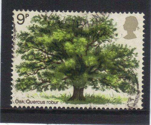 GB - 1973 - OAK TREE - 9p - postally used
