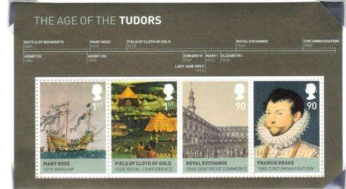 GB - THE AGE OF THE TUDORS - miniature sheet - mint