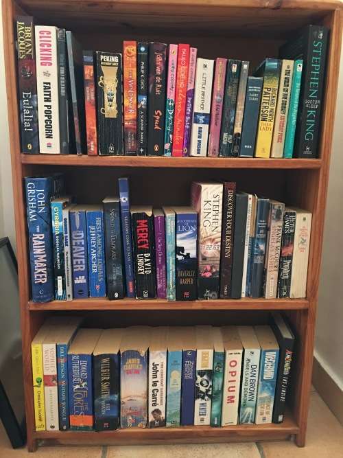 Solid Pine Bookcase full of books! Amazing value at R1 - NO RESERVE!