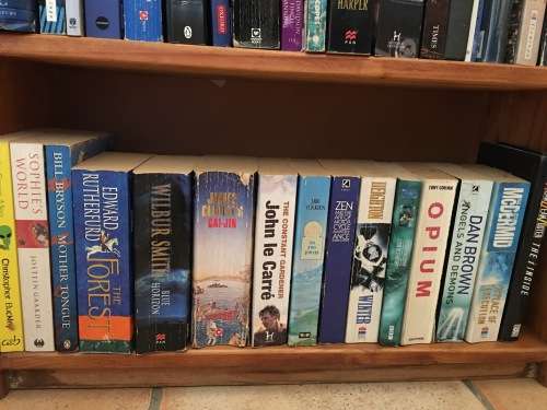 Solid Pine Bookcase full of books! Amazing value at R1 - NO RESERVE!