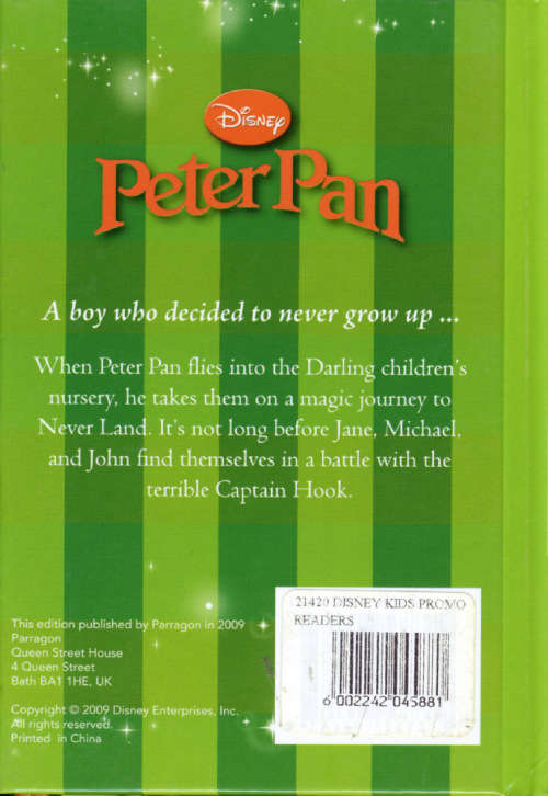 [B:2:S:CC:K]-Peter Pan - Unknown